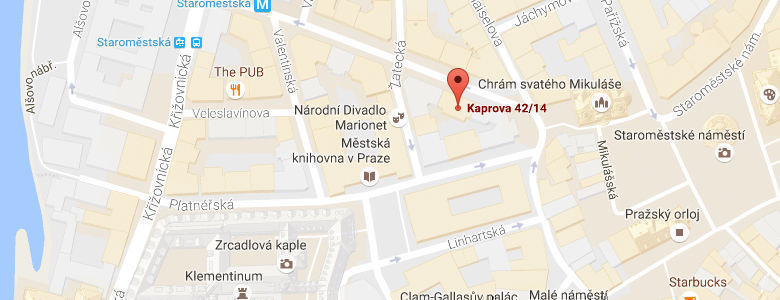 Kaprova 42/14, 110 00 Praha 1